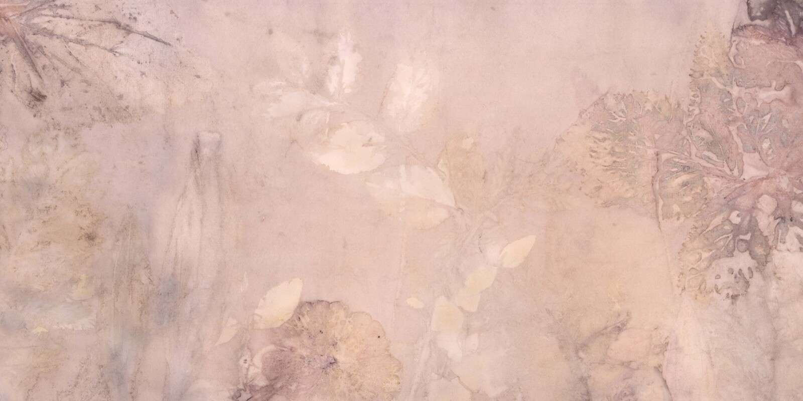 Plantain and wild geranium - mauve