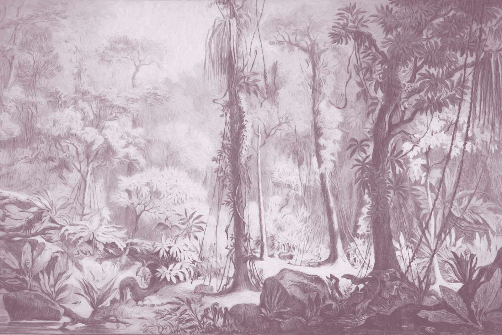 Tropical forest - pink