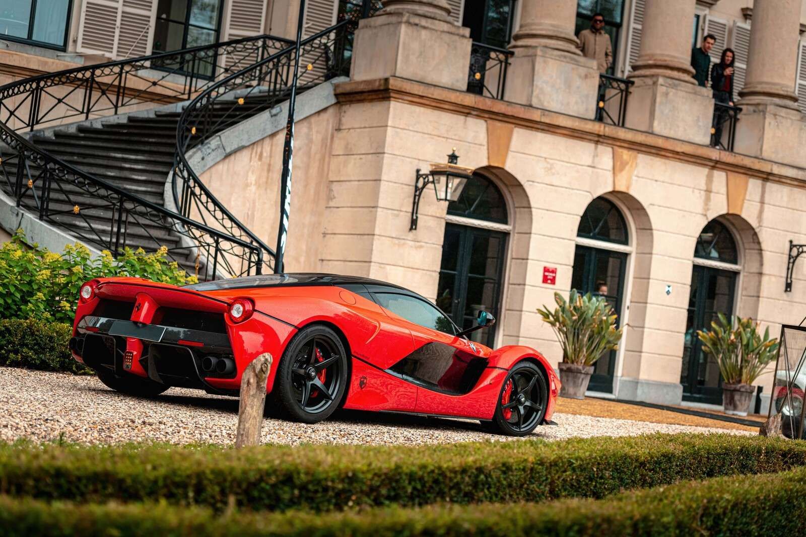 Ferrari laFerrari by luxury villa