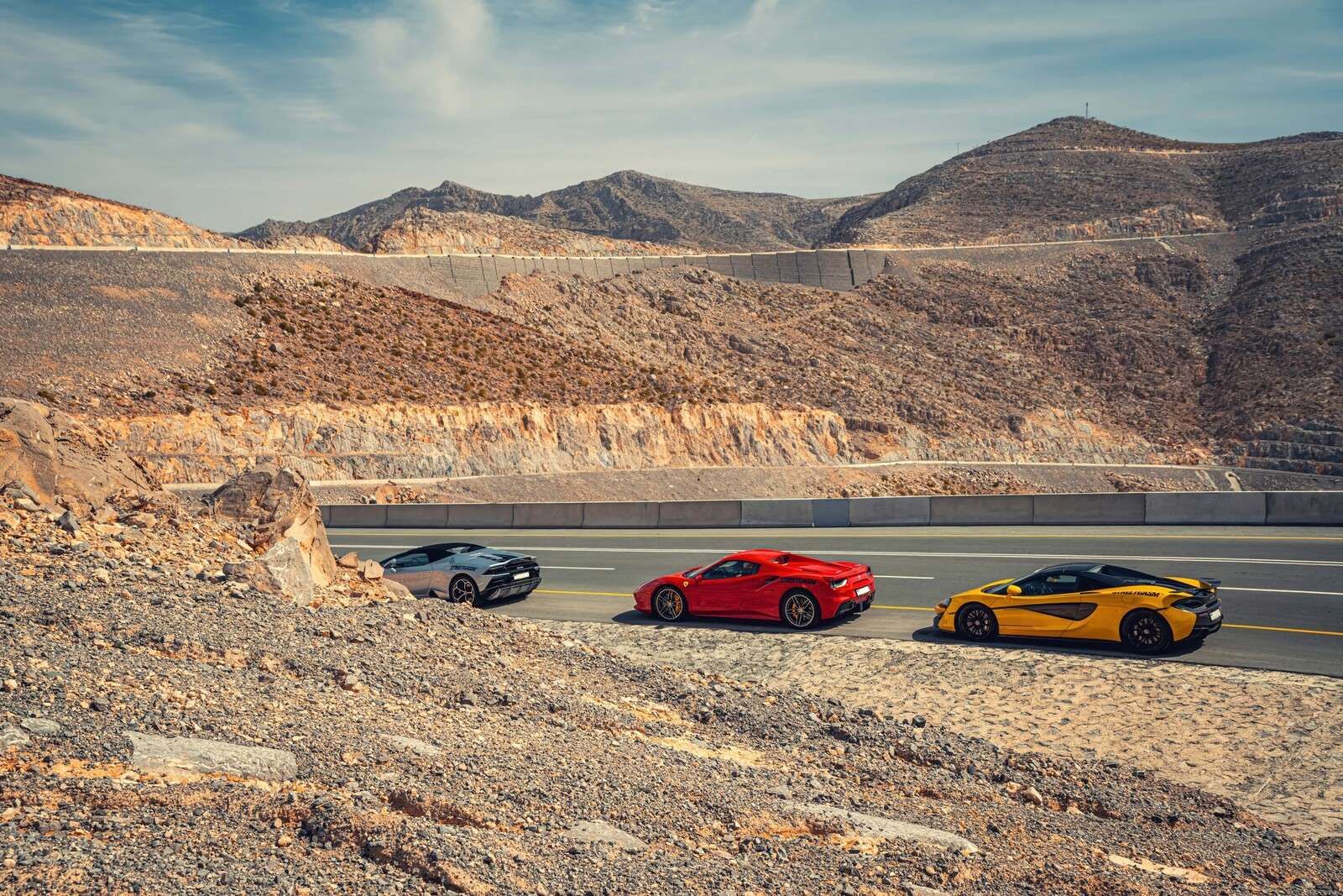 Road trip with supercars