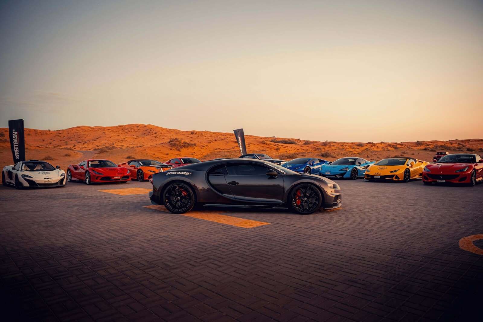 Bugatti Chiron and friends
