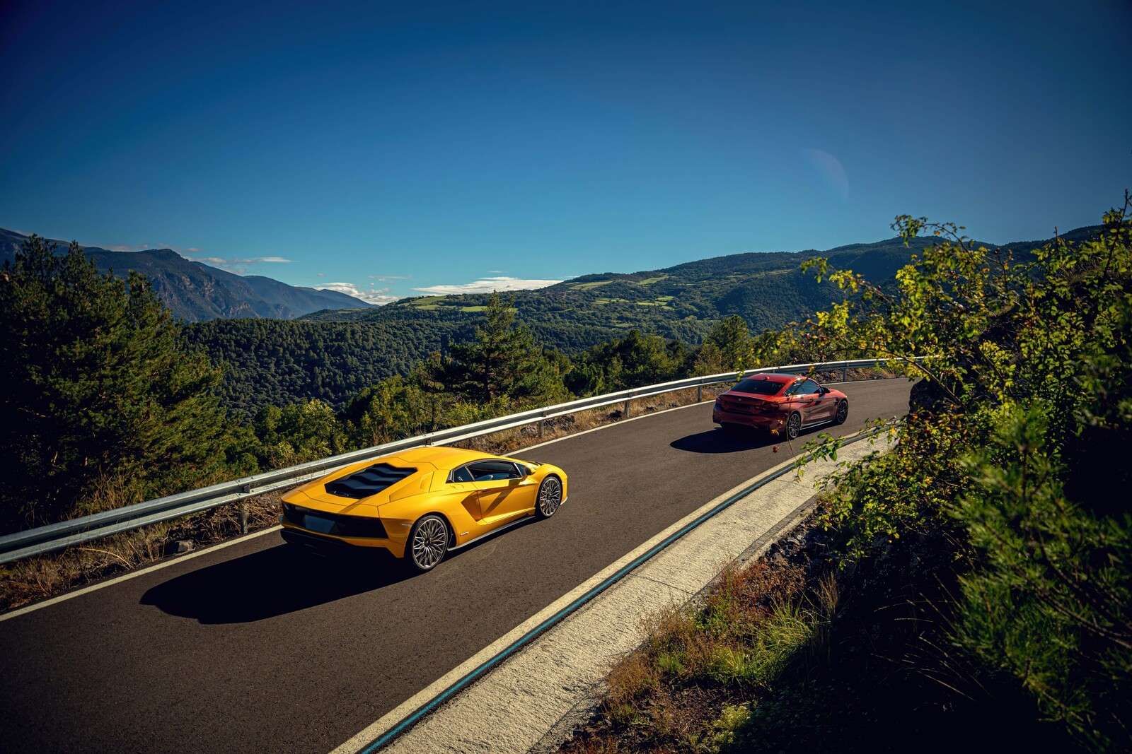 Fast corners, powerful engines