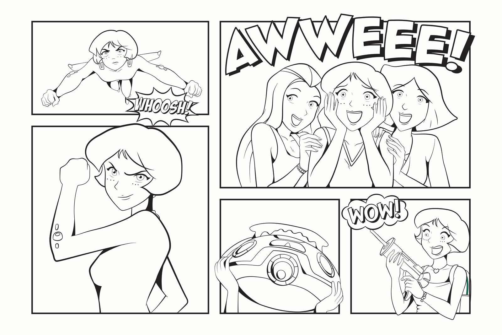 Heroic power in comic form