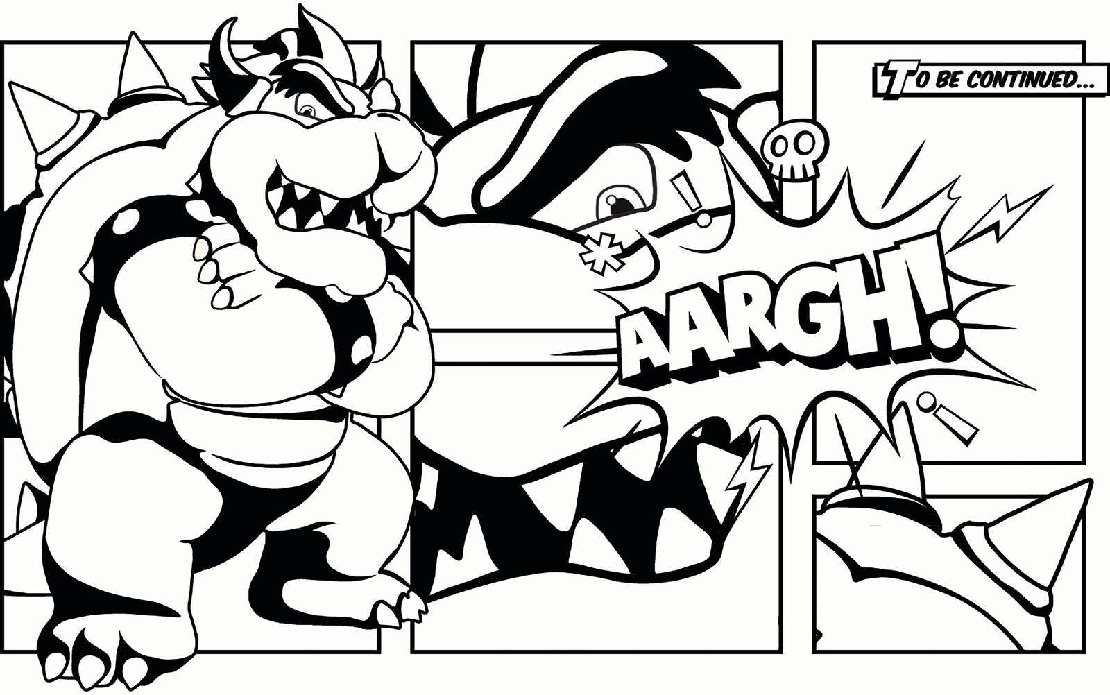 Monster power in comic scenes