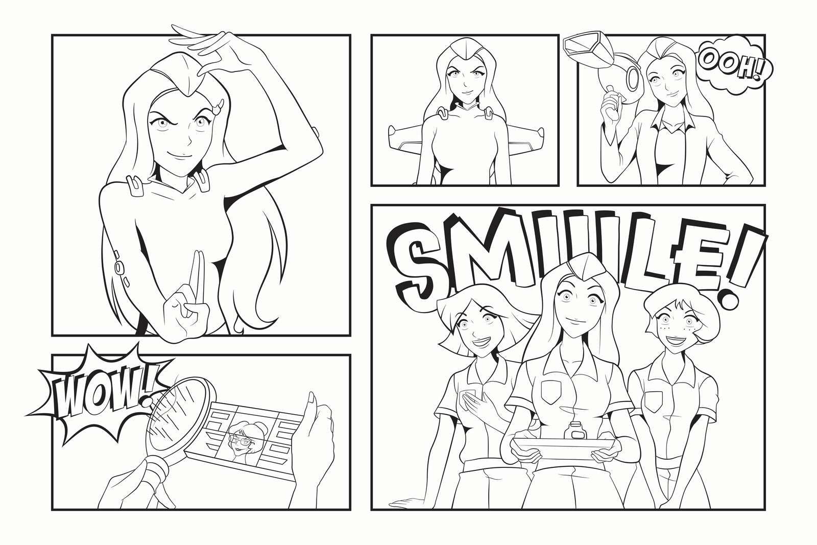 Smart spies with glamour style