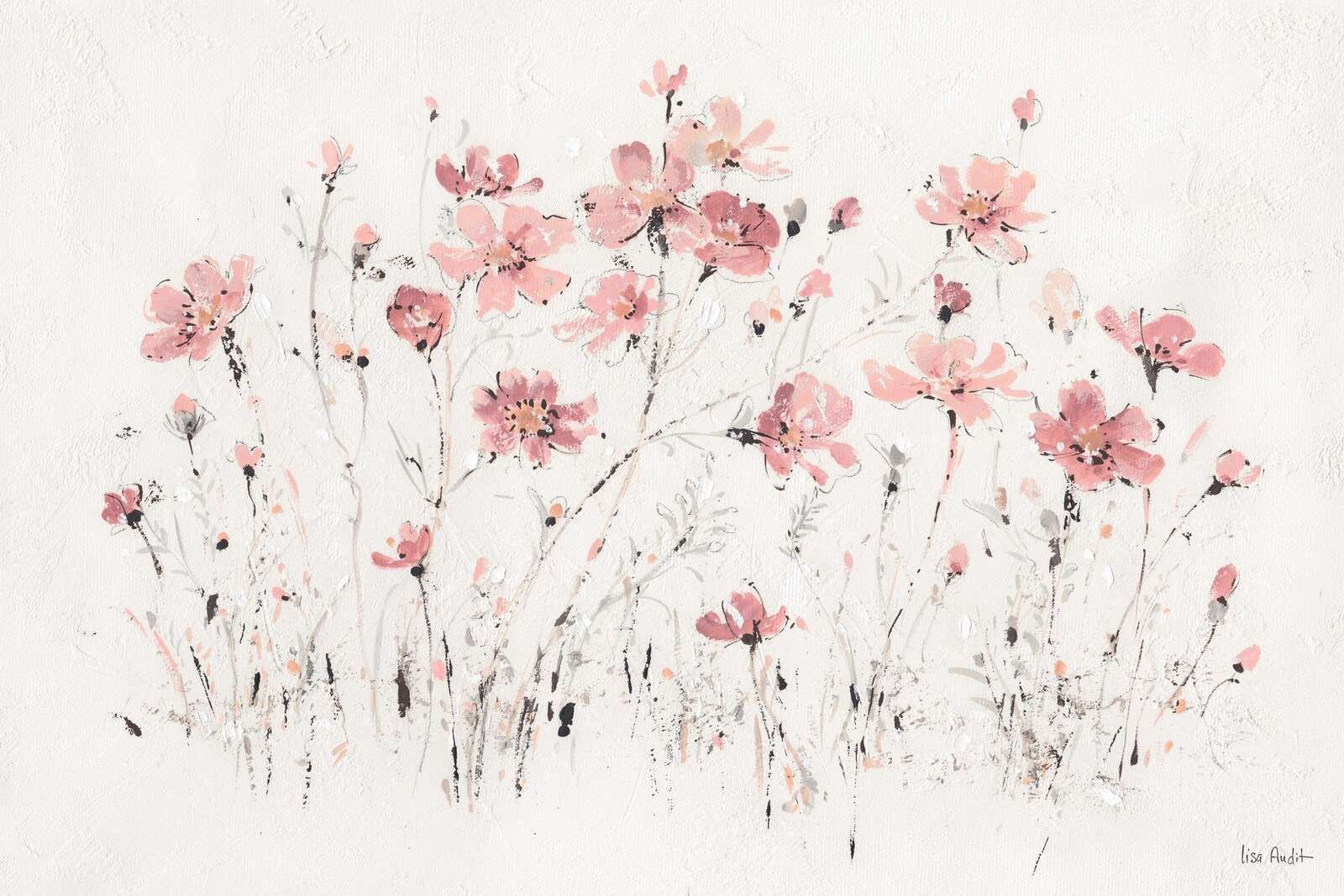 Wildflowers I Pink