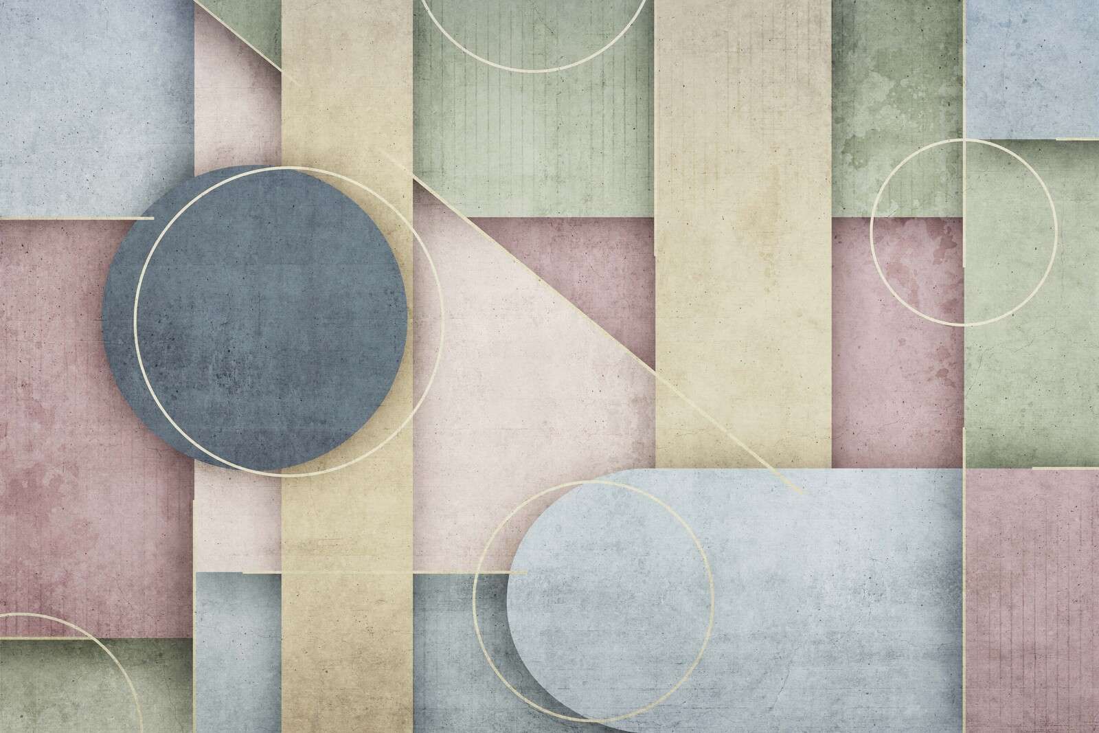 Soft geometric pastel play