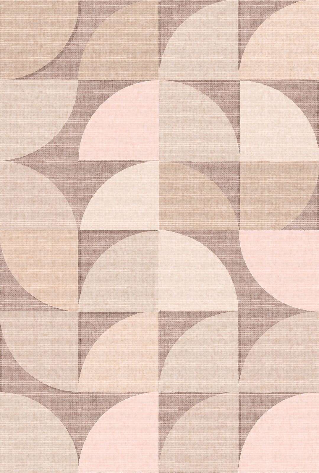 Retro arches in powder pink