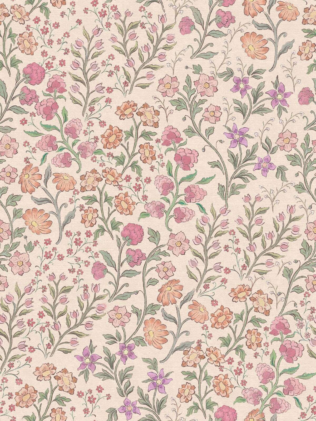 Romantic spring flowers in pastel shades