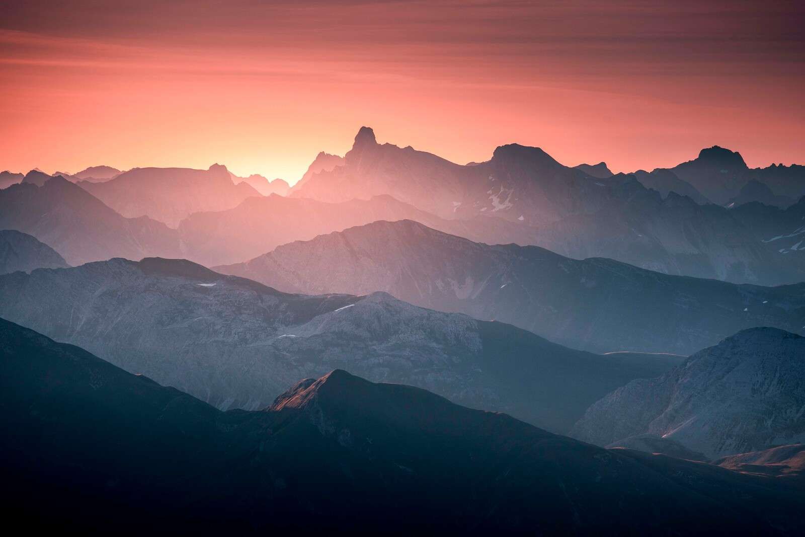 Bergen in soft evening light