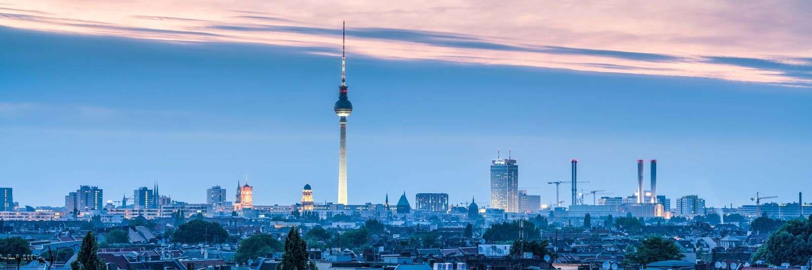 Blue Morning Over Berlin