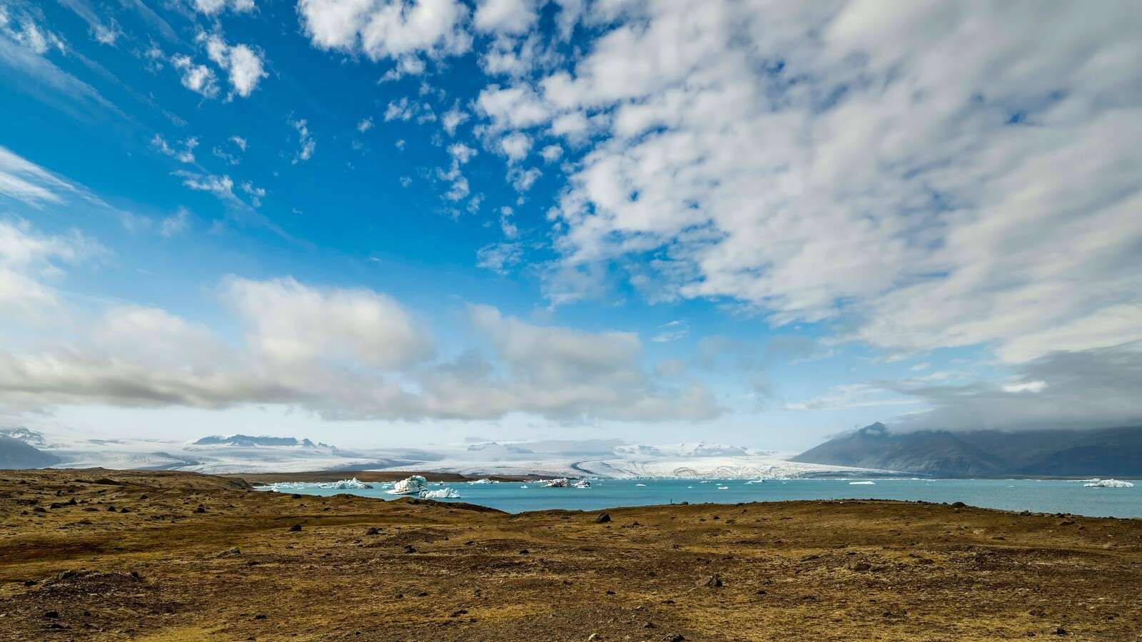Panorama of Jökulsárlón