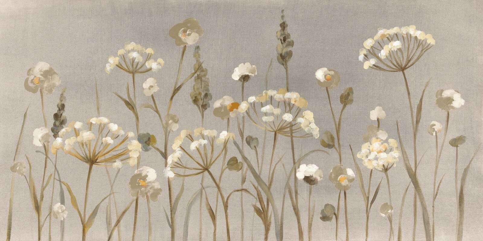 Summer Field Flowers In Soft Shades