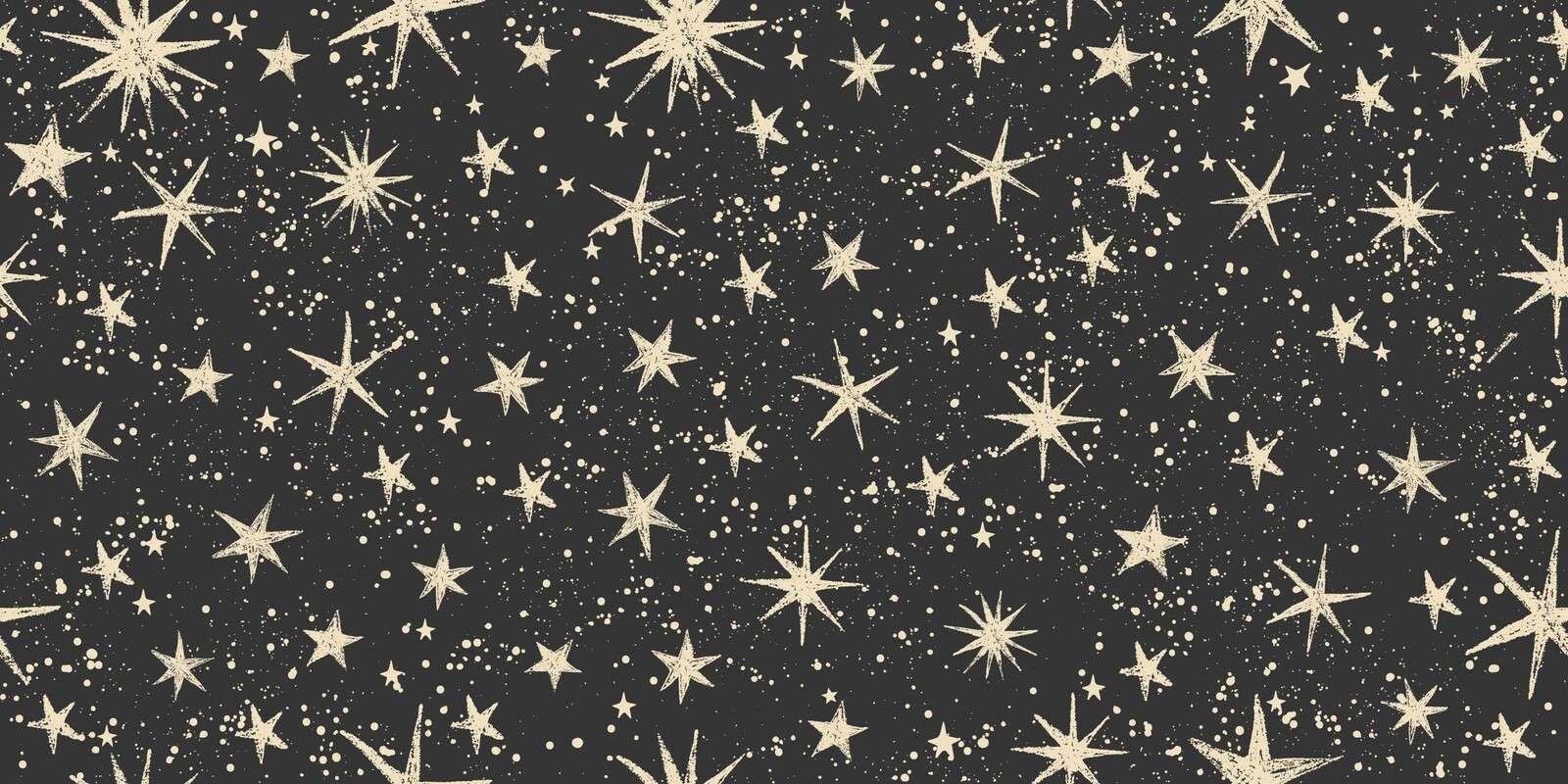 Sparkling vintage starry night