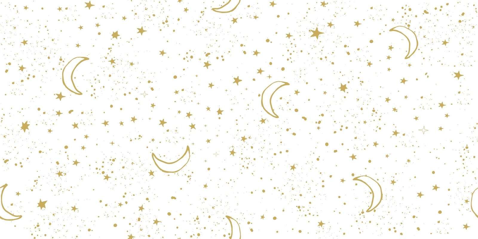 Golden night light on white