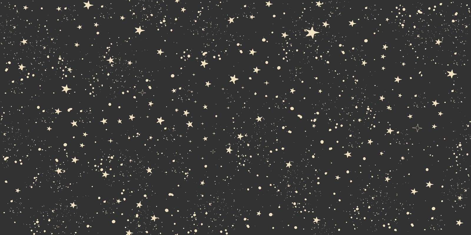 A soft field of stars in a pitch-black night