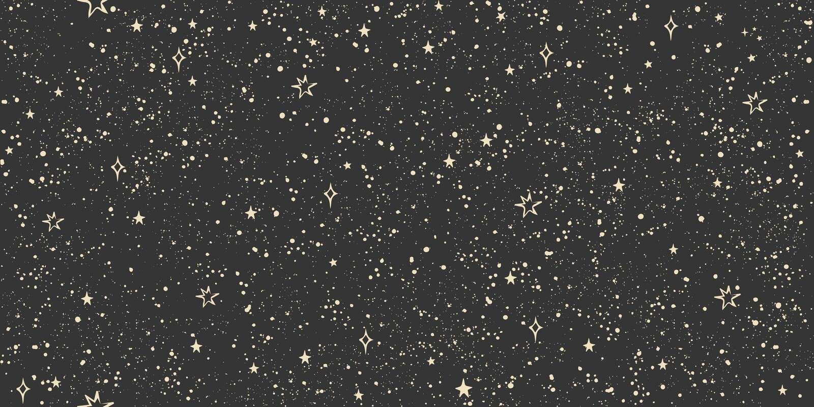 Sparkling stars in the night light