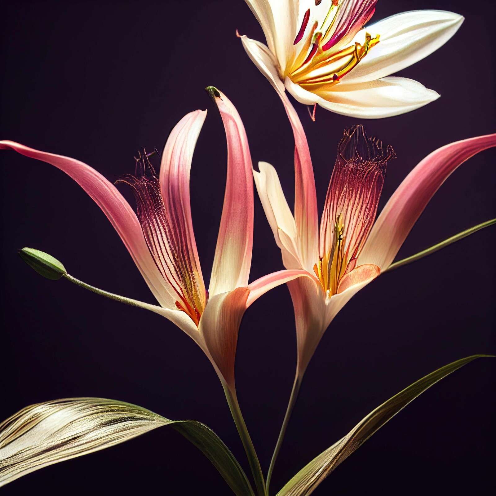 Macro Asiatic lily Flower