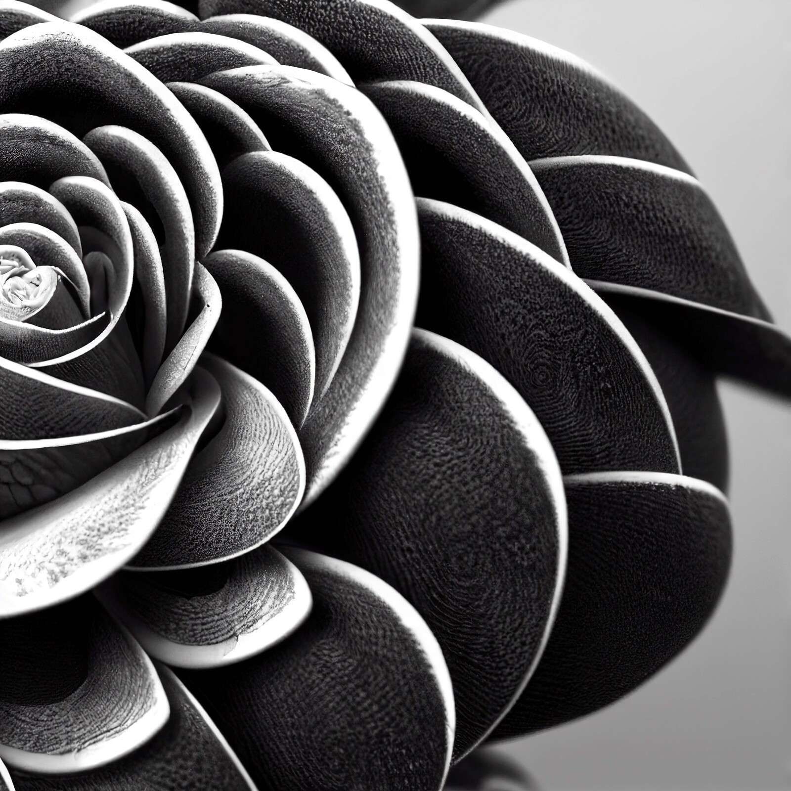 Macro Black rose Flower