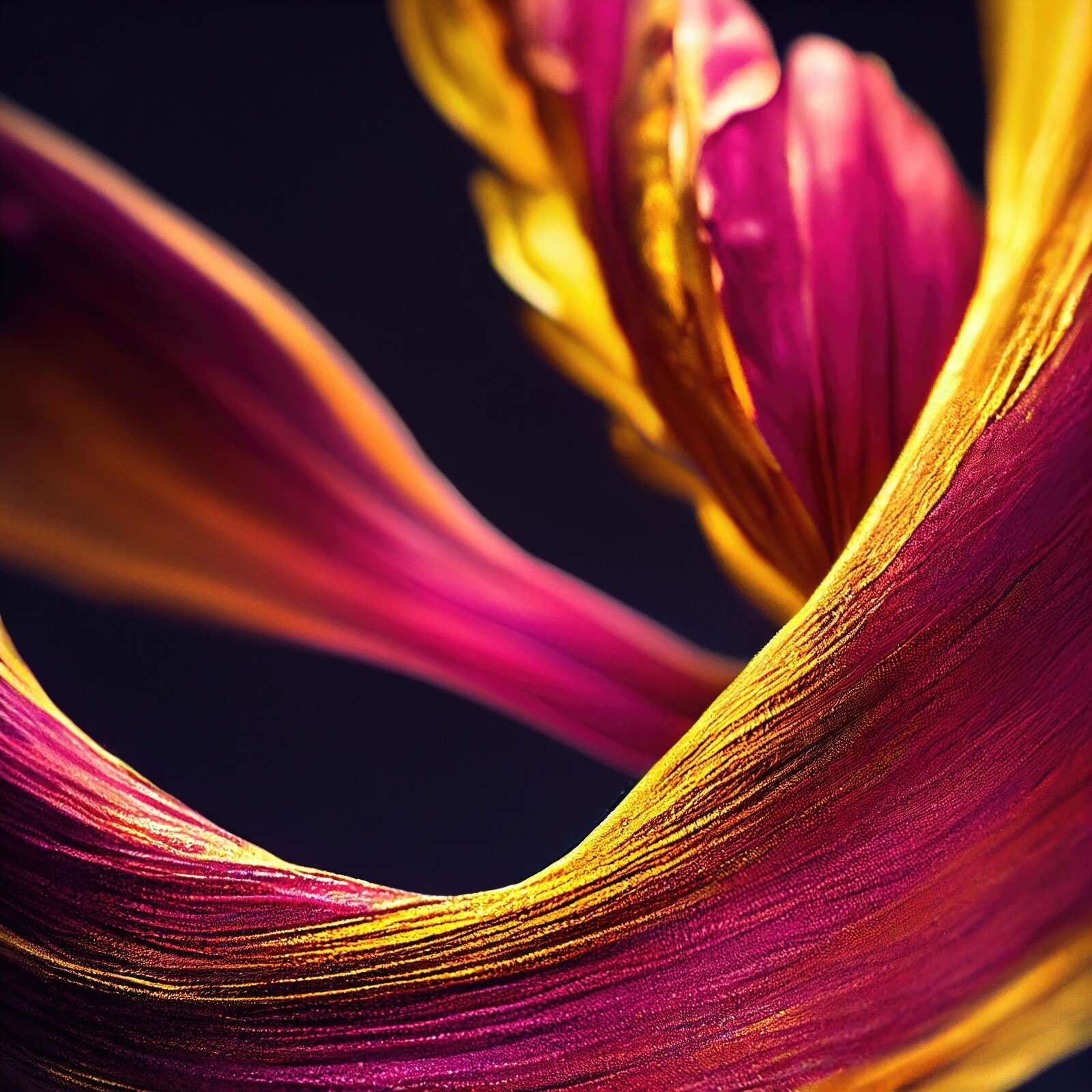 Macro Black turmeric Flower