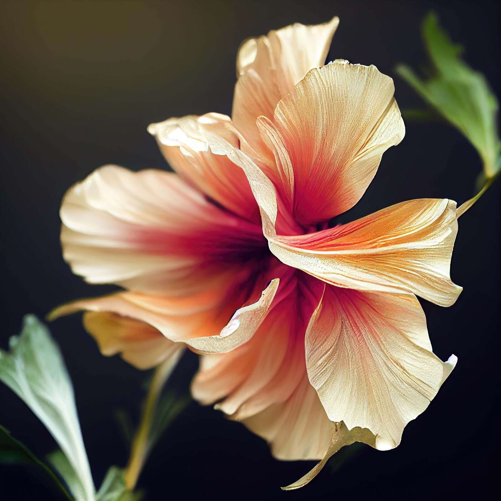 Macro Hollyhock Flower 2