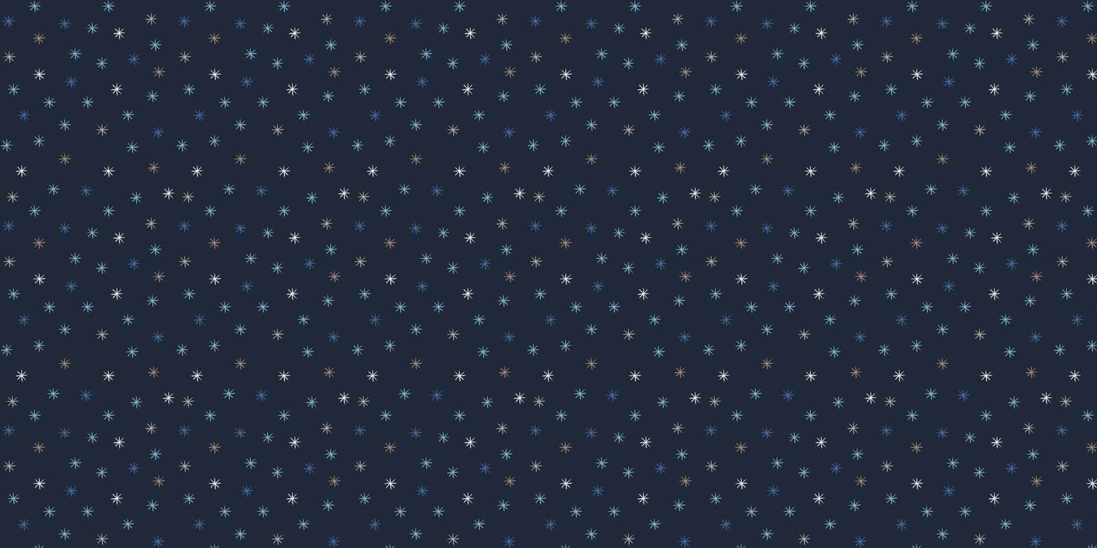 Sparkling starry night in blue