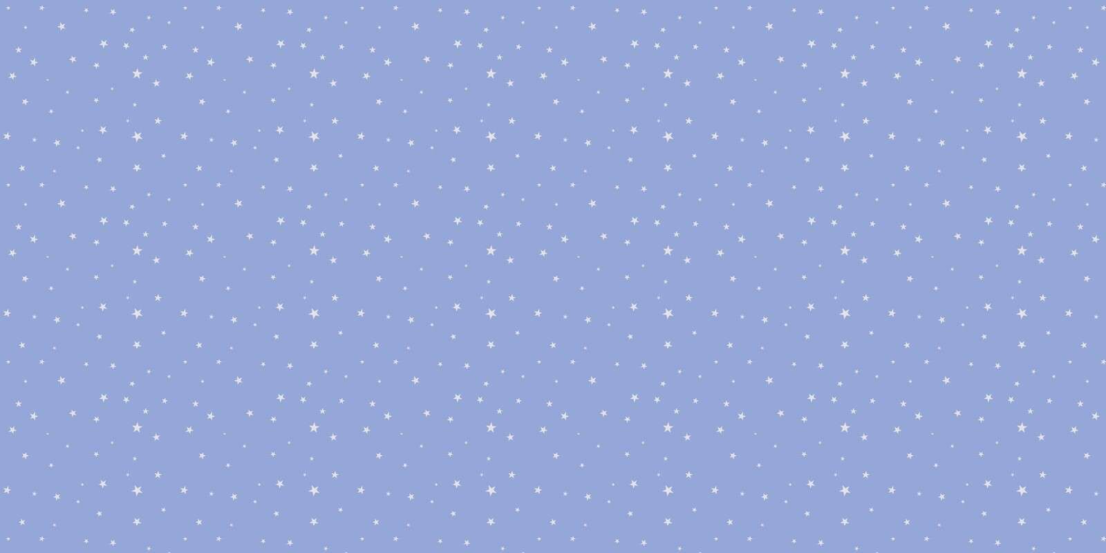White stars on lavender blue