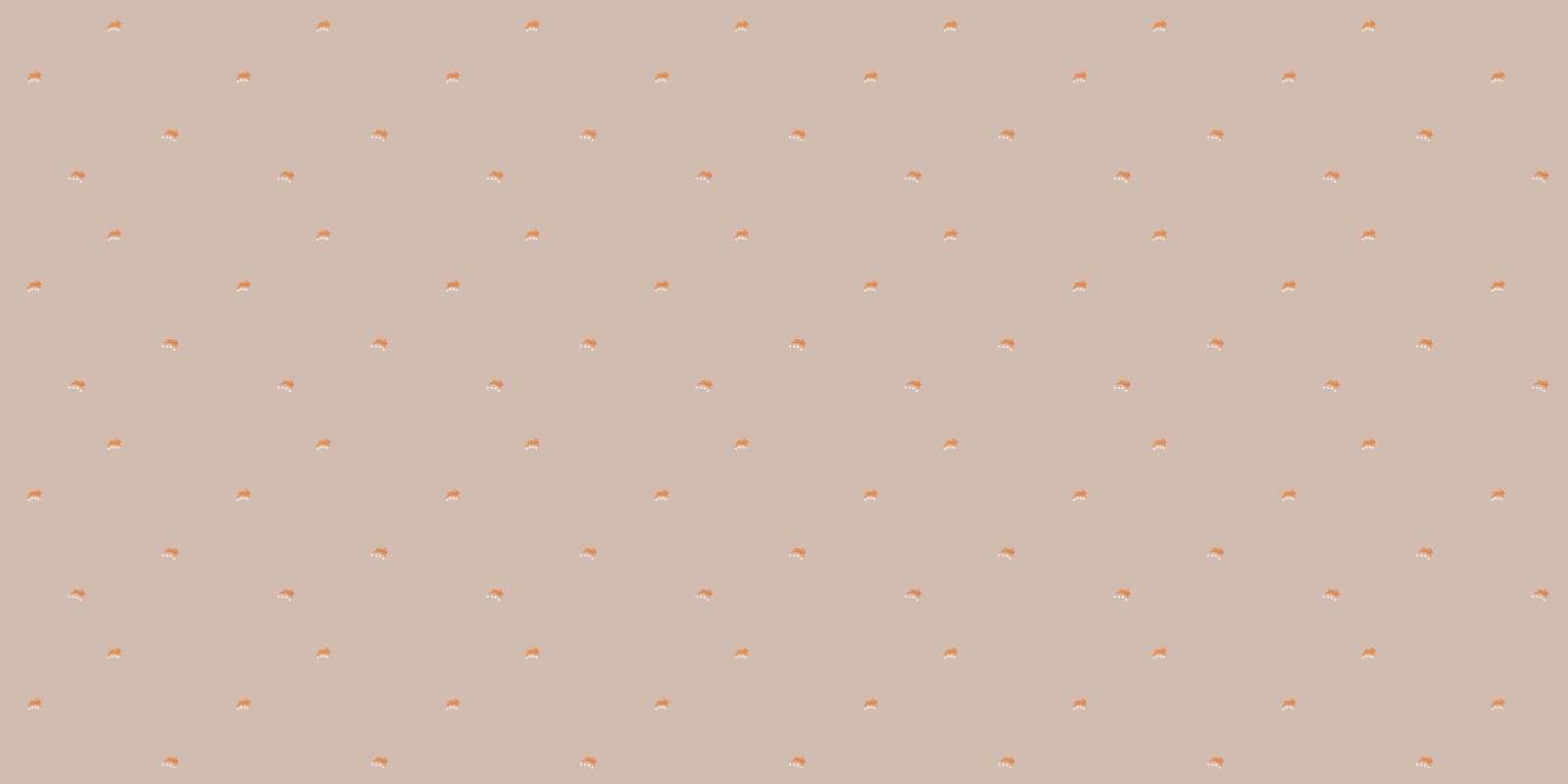 Jumping bunnies on sandy pink