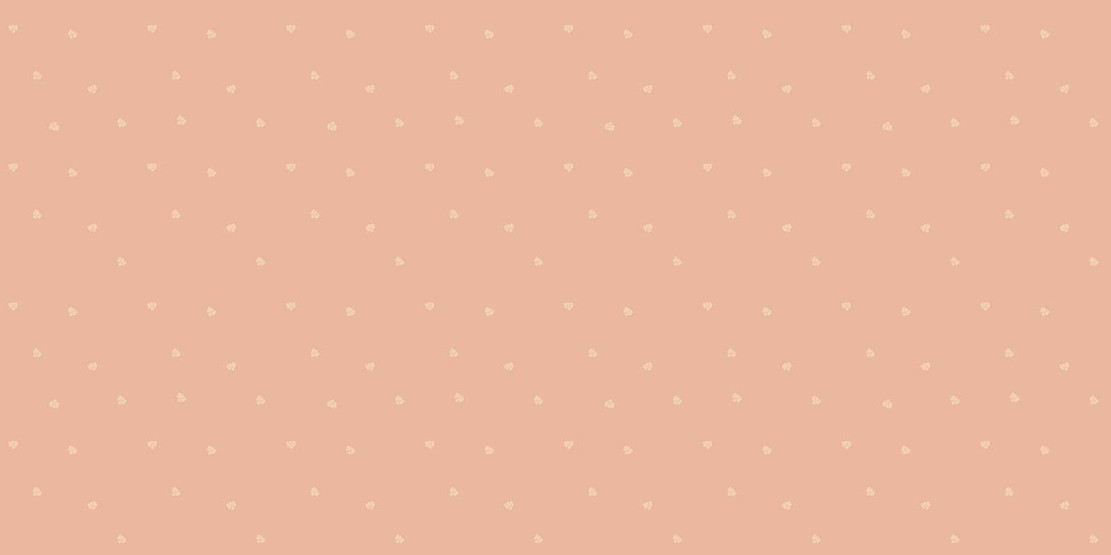 Small blossom sprigs on peach pink