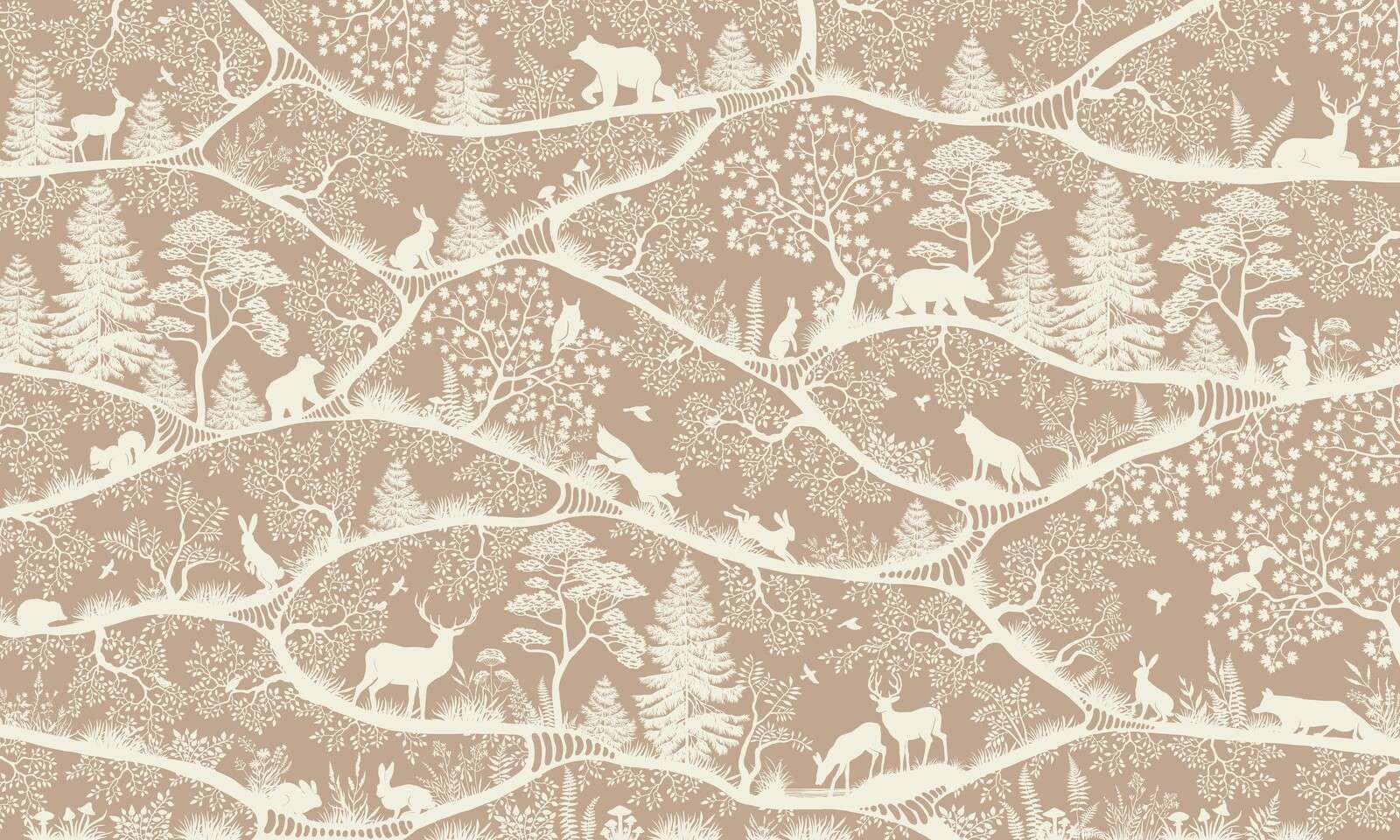 Nordic Nature - brown white