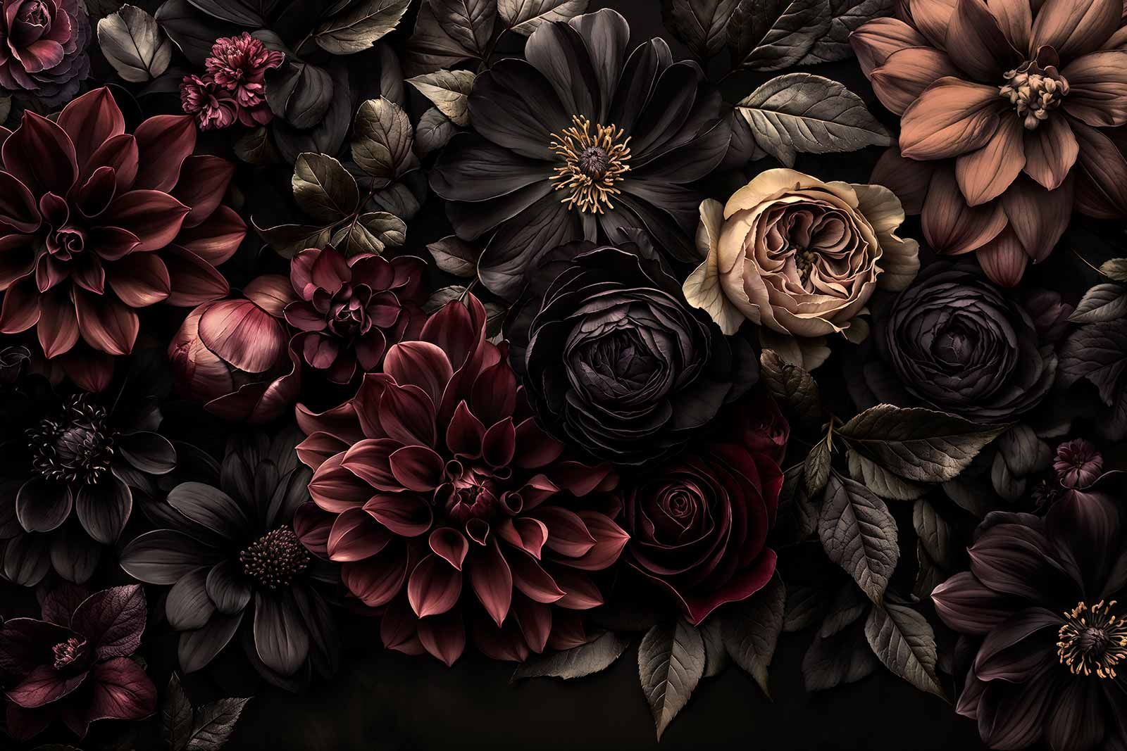 Nocturnal botanica moody baroque flowers