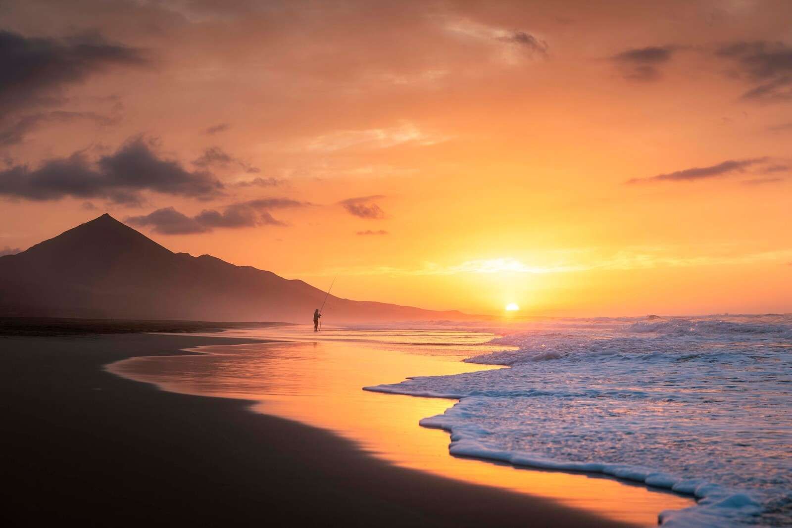 Fishermen‚Äôs beach at sunset