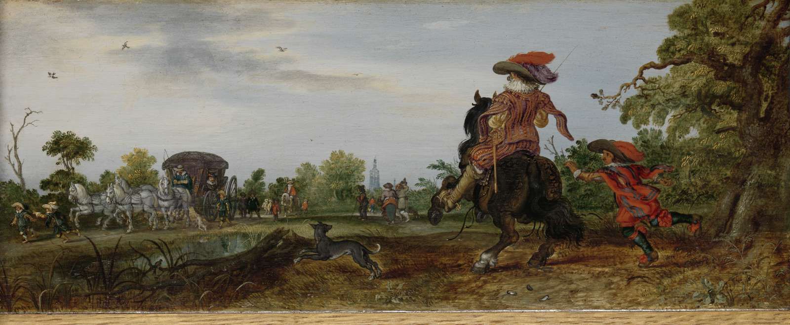 Zomer door Adriaen van de Venne