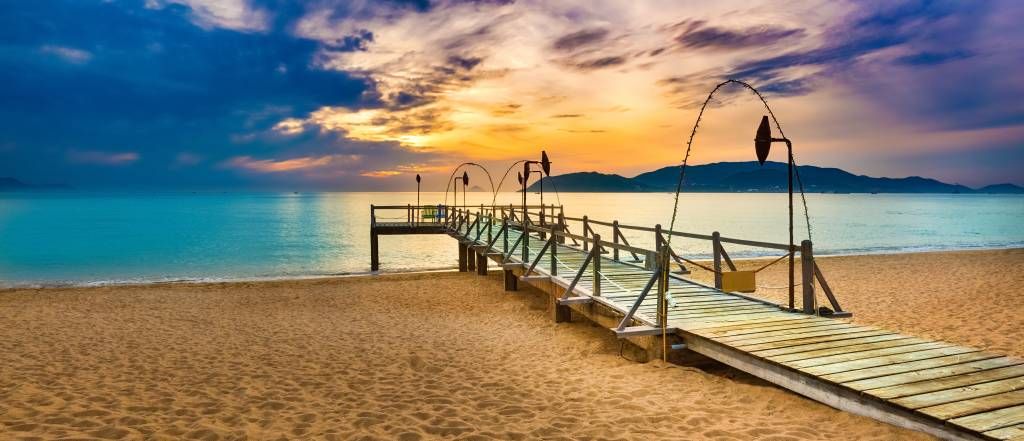 Sunrise over the sea