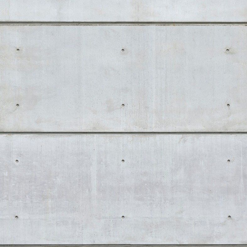 Horizontal concrete wall