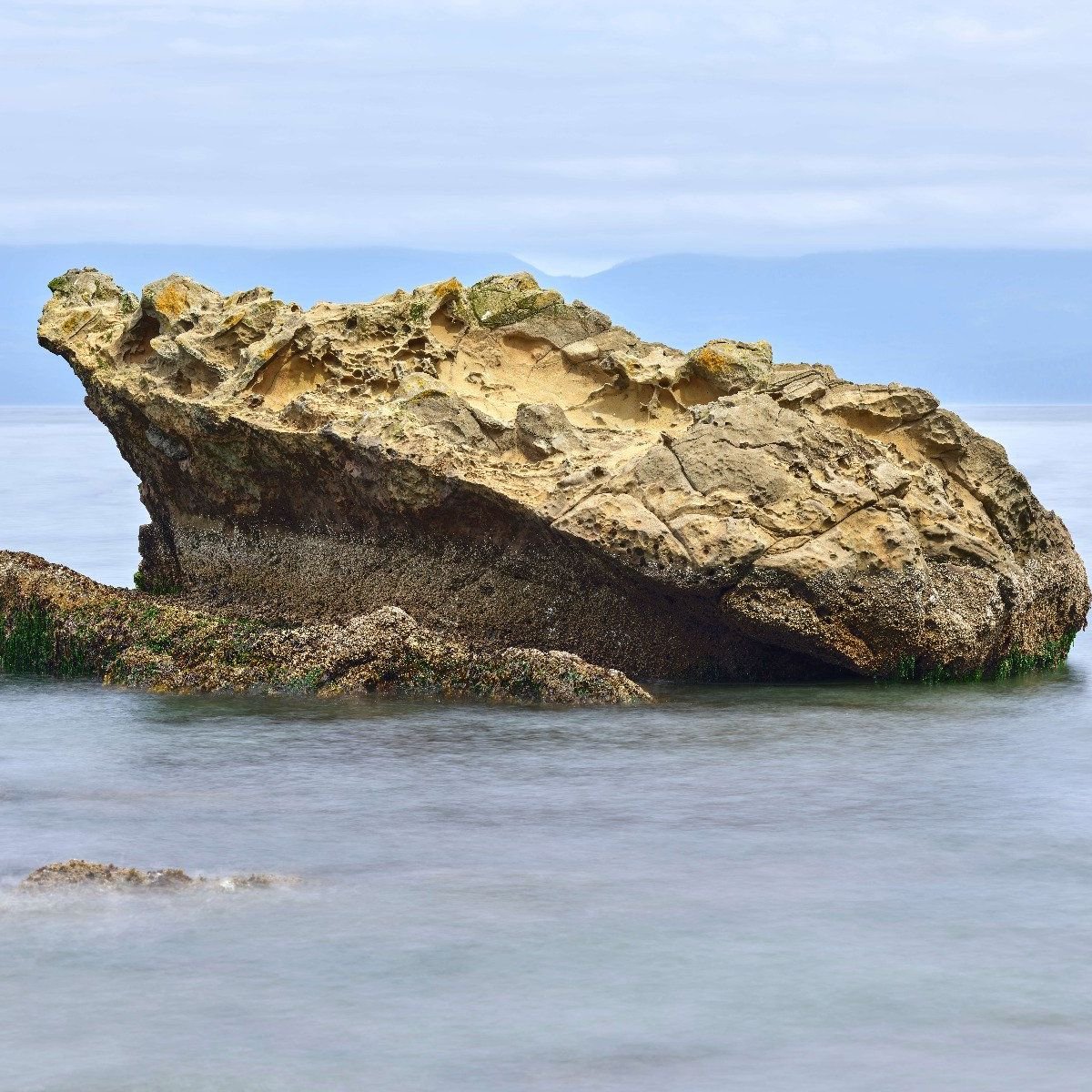 Beautiful rock on the coast