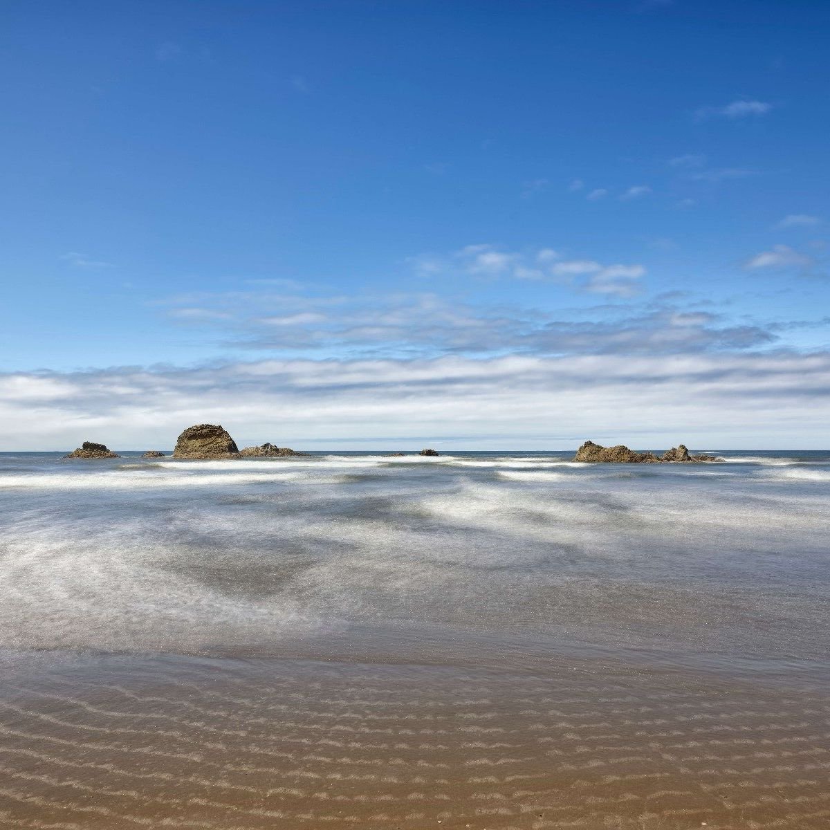 Beach with rocks