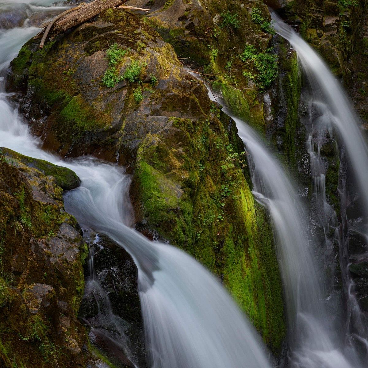 Dreifacher Wasserfall