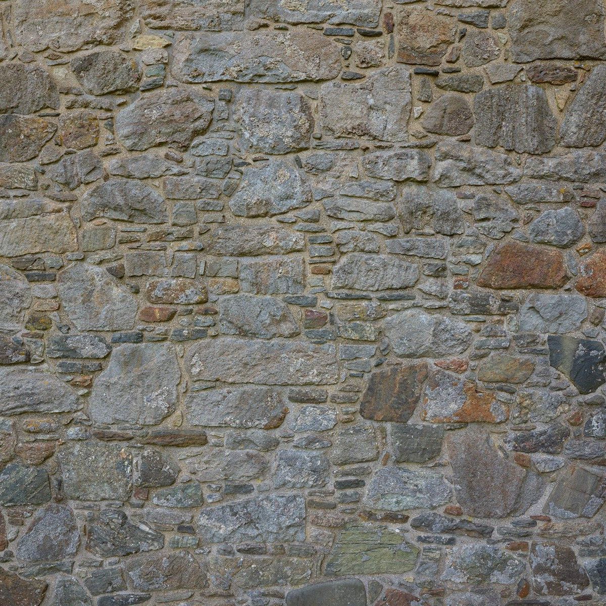 Mur de pierre médiéval