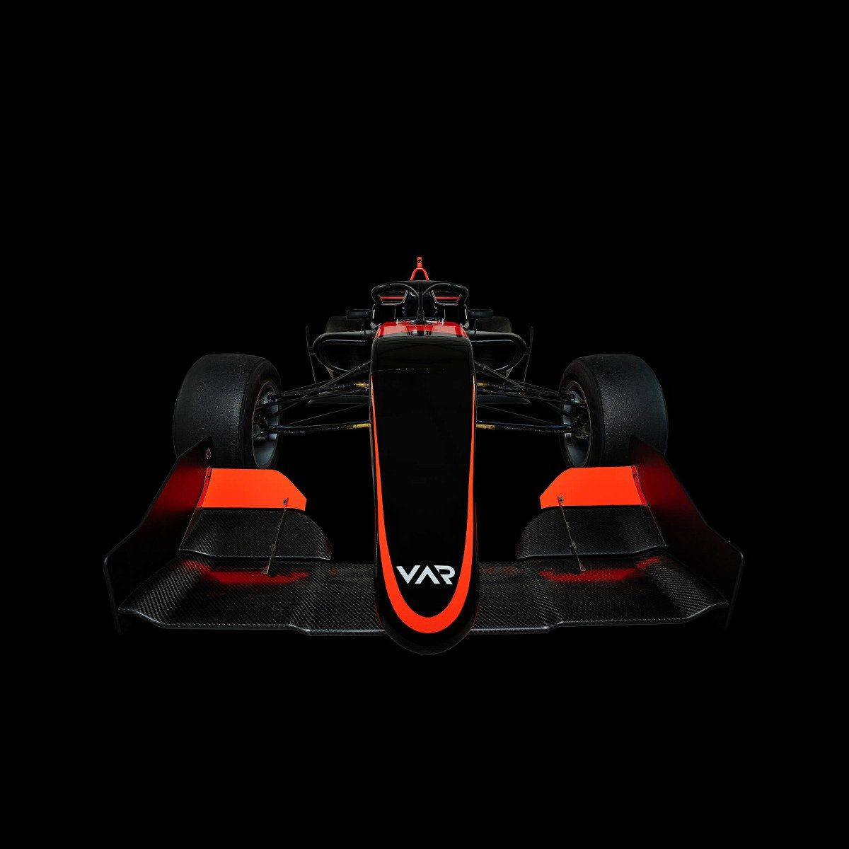 Formule 3 - Lower front view - dark