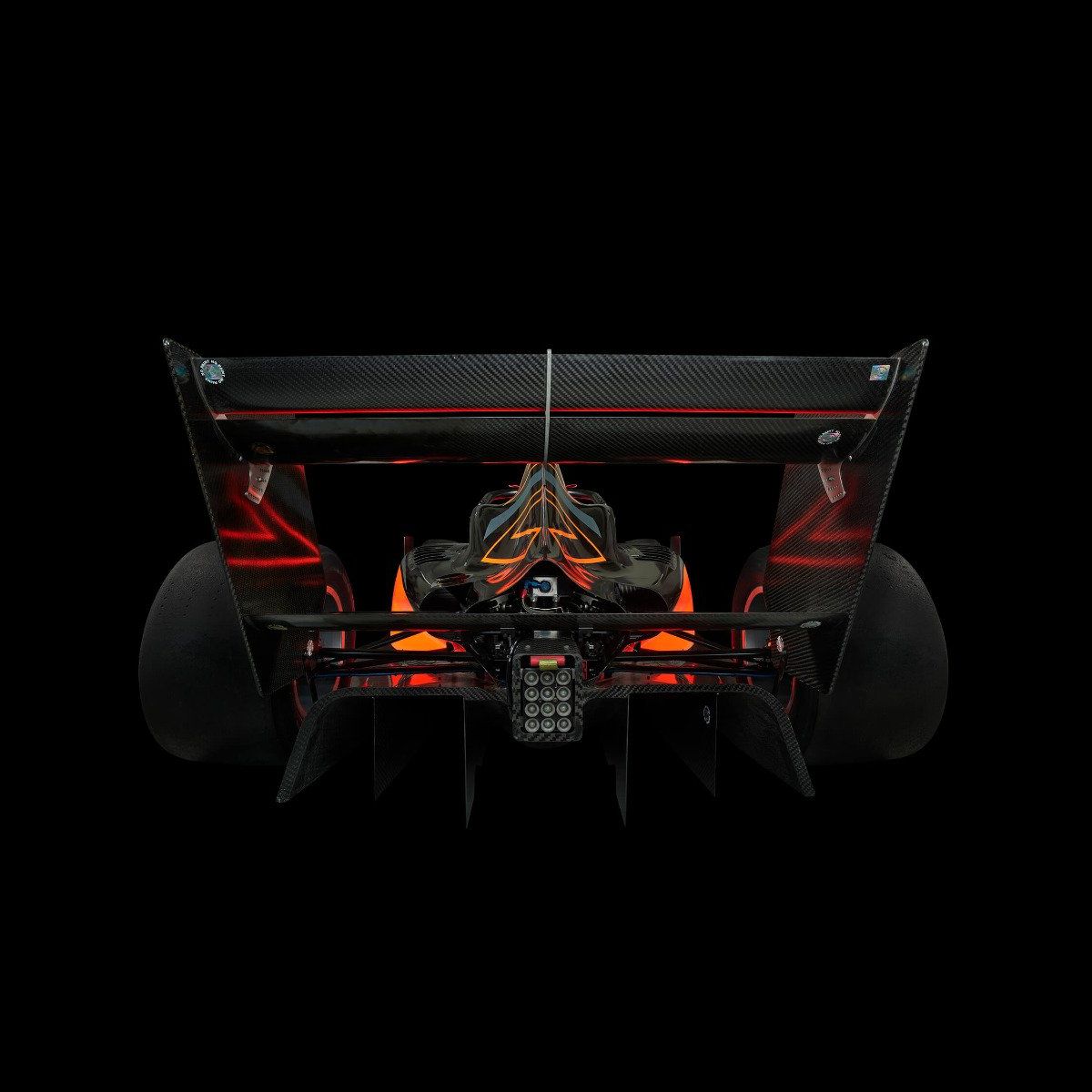 Formula 3 - Lower rear view - dark