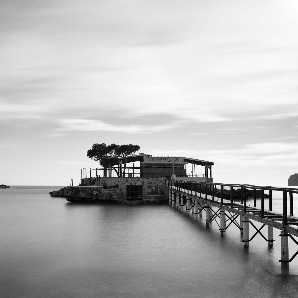 Gerüst zur Insel