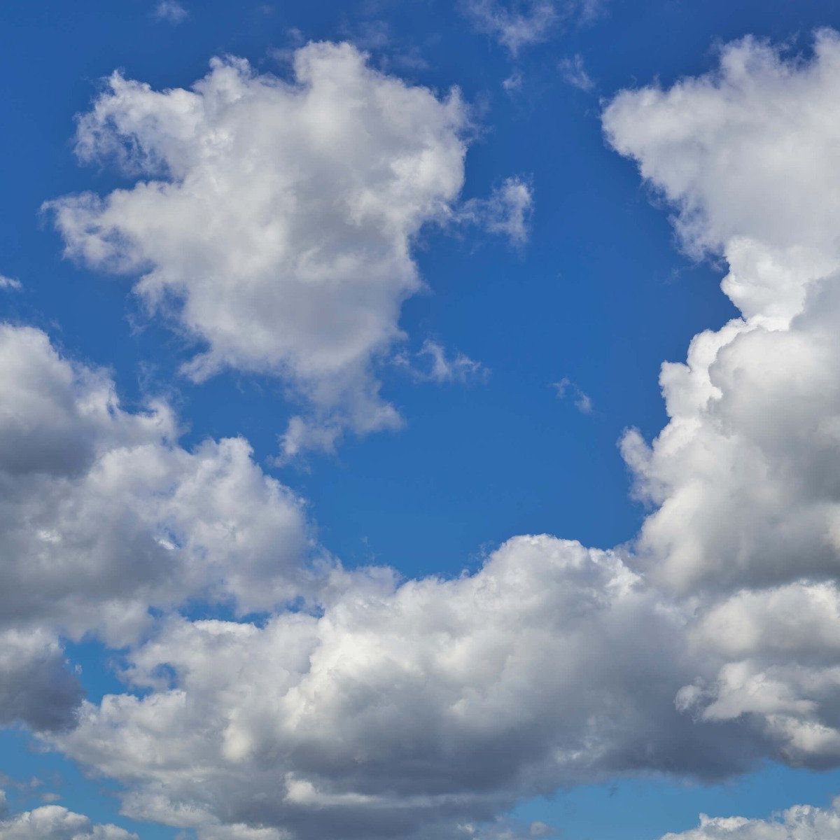 Mooie wolkenpartij