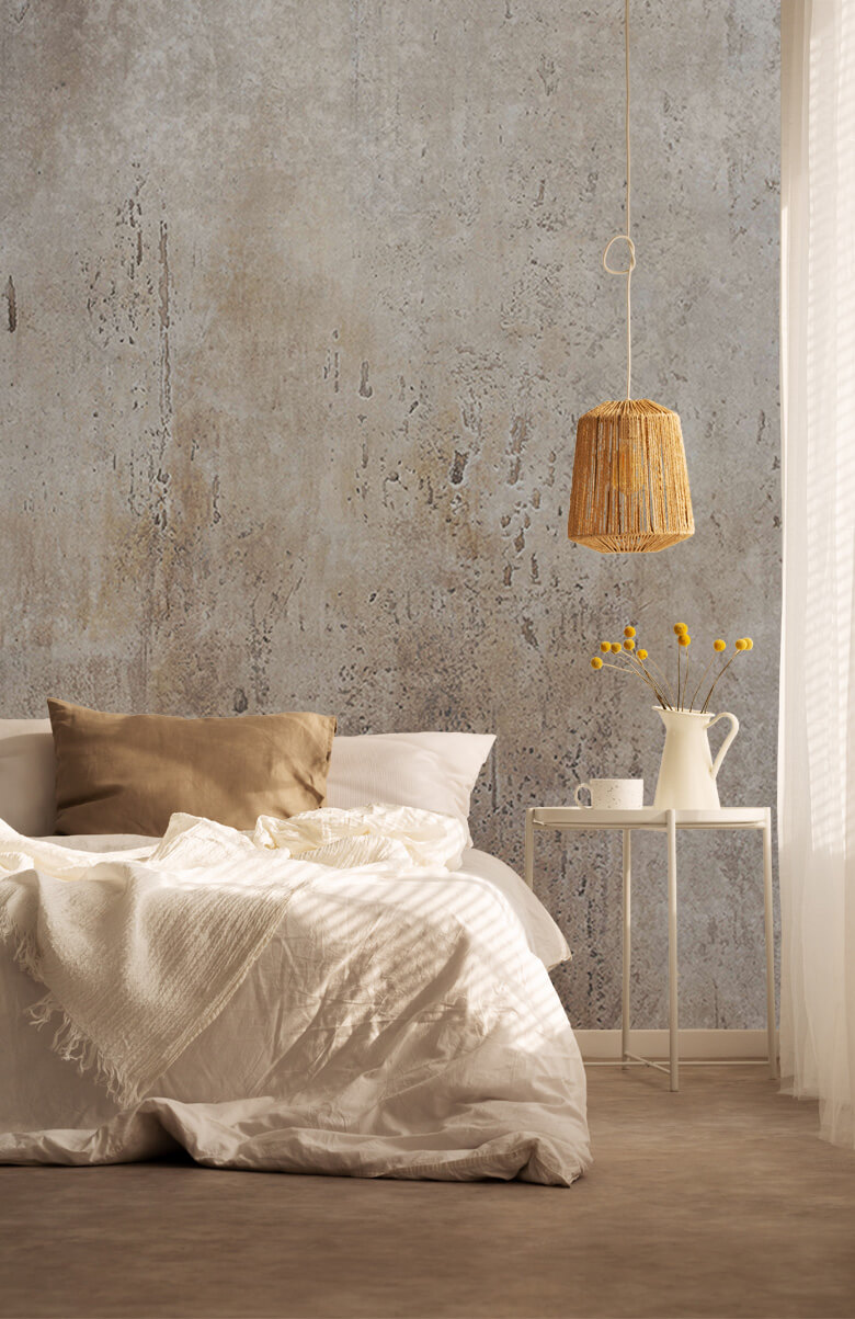 Concrete look wallpaper - Outdated concrete - Teenage room 4