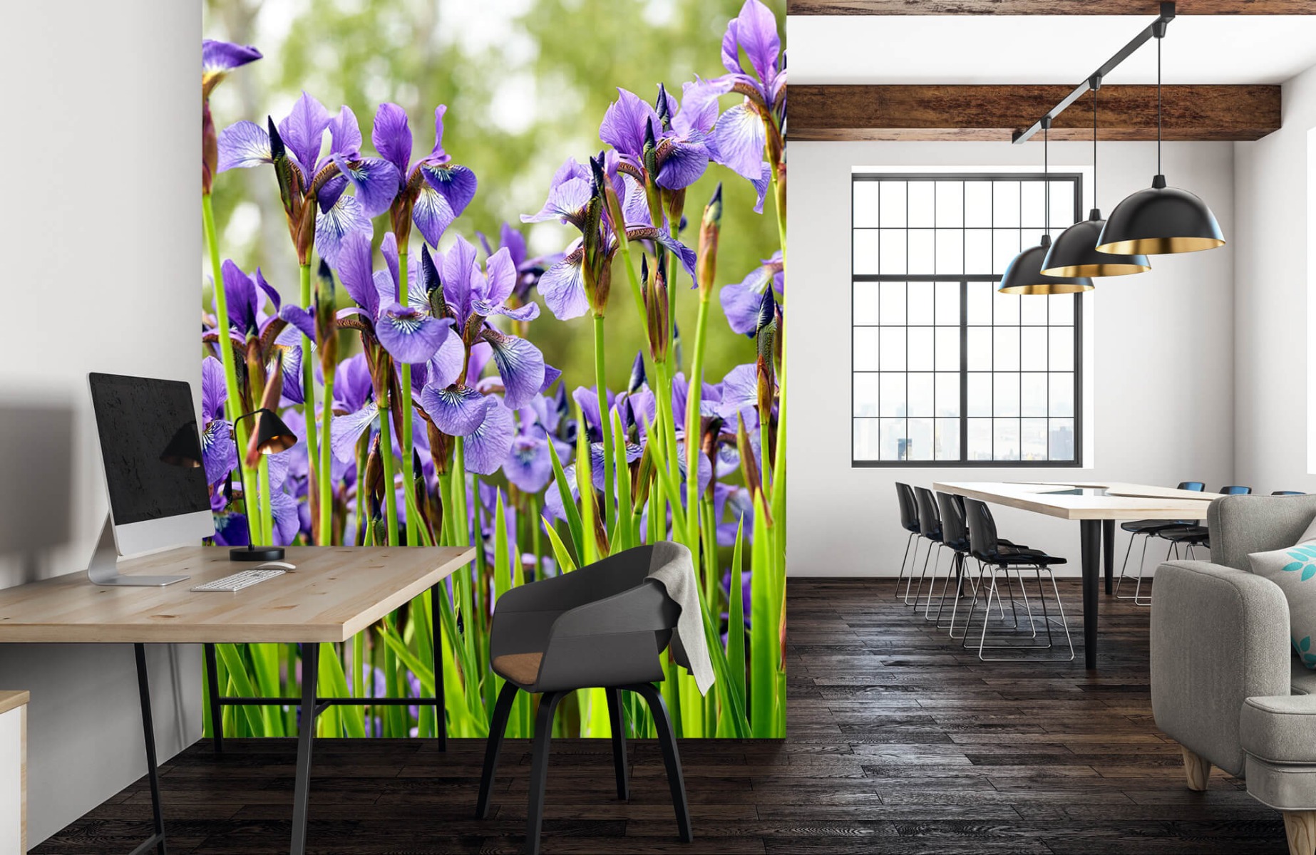 Flower fields - Irises  - Bedroom 22