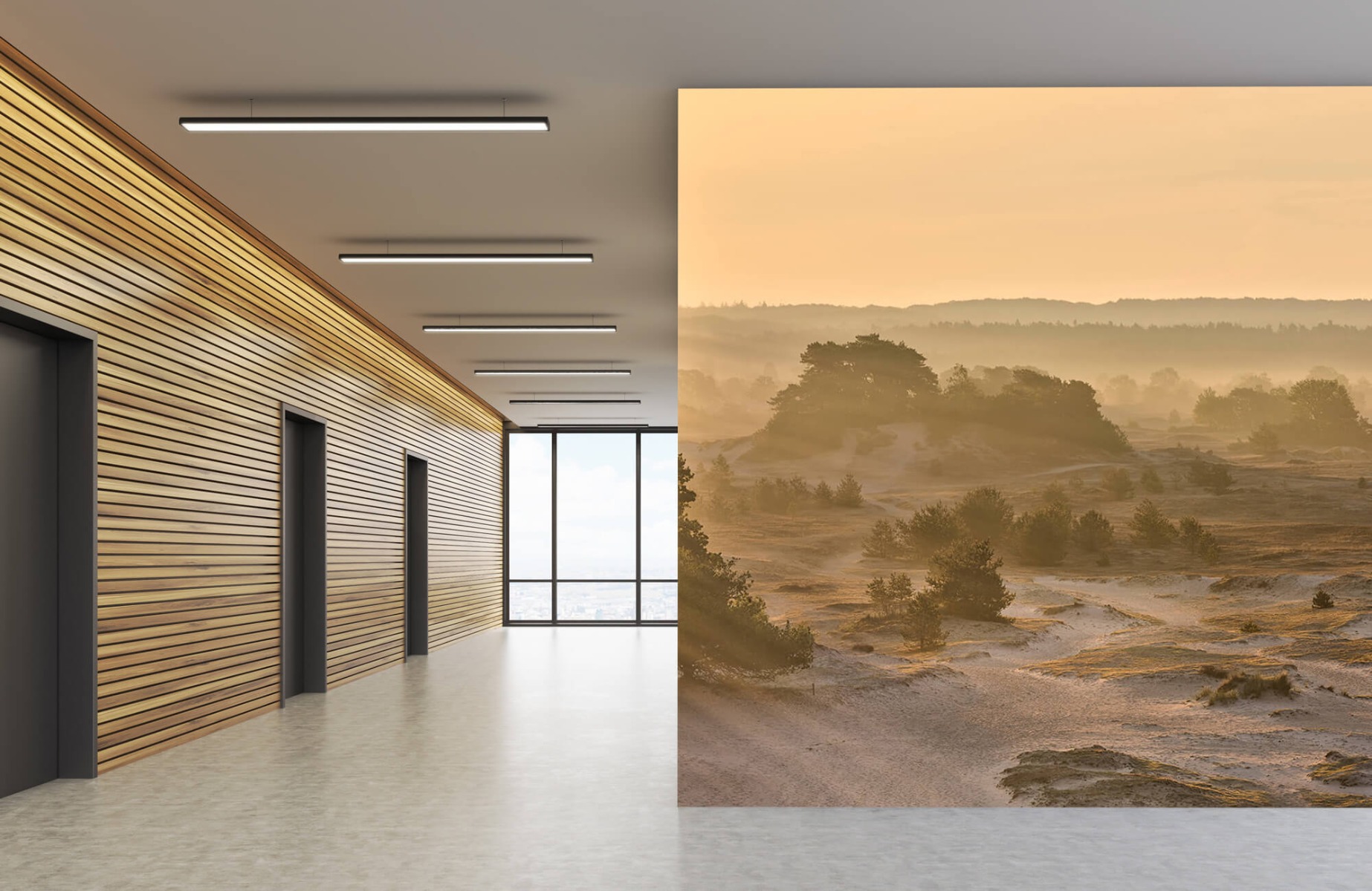 Landscape wallpaper - Kootwijker sand - Bedroom 6