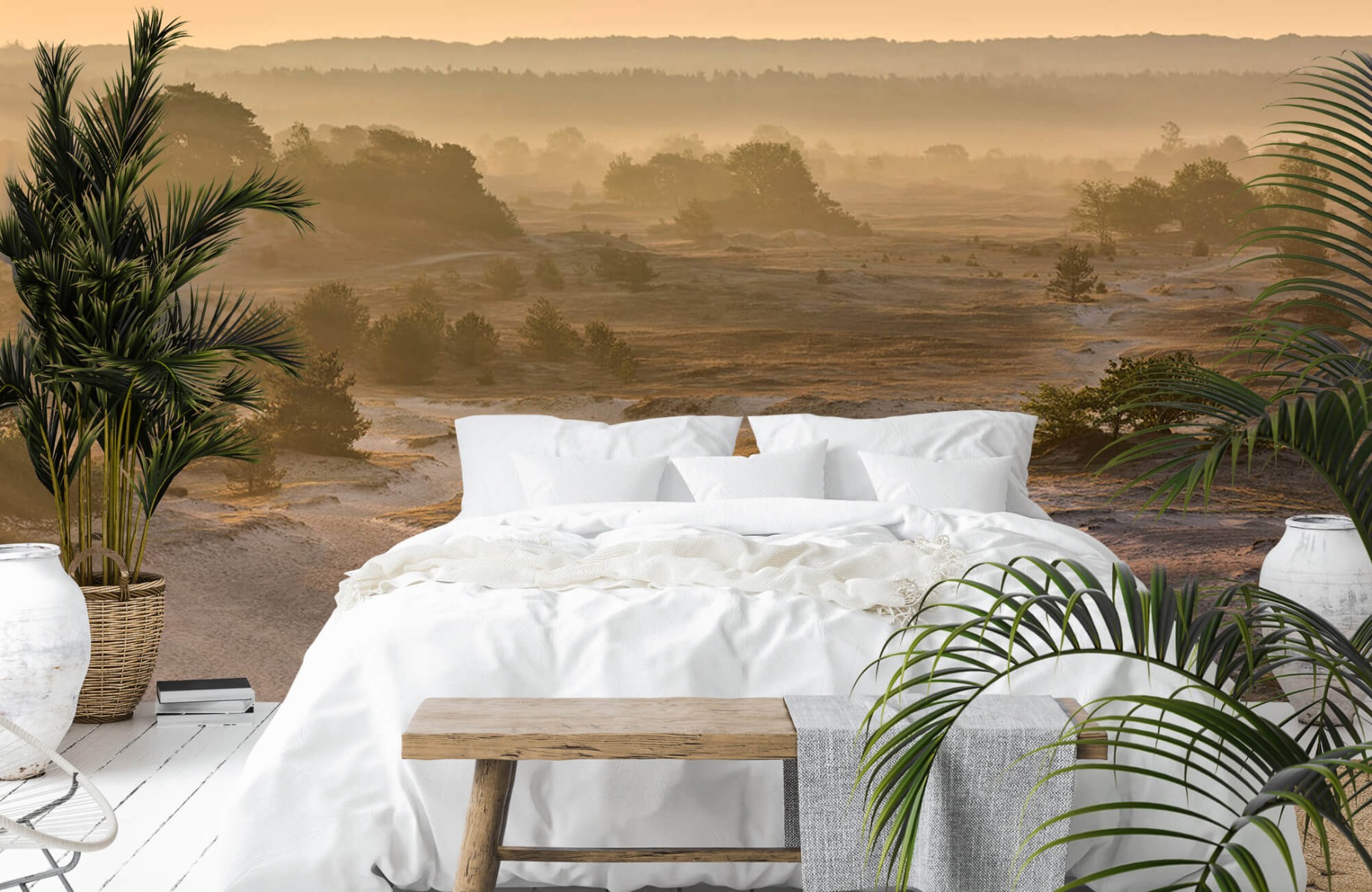 Landscape wallpaper - Kootwijker sand - Bedroom 14