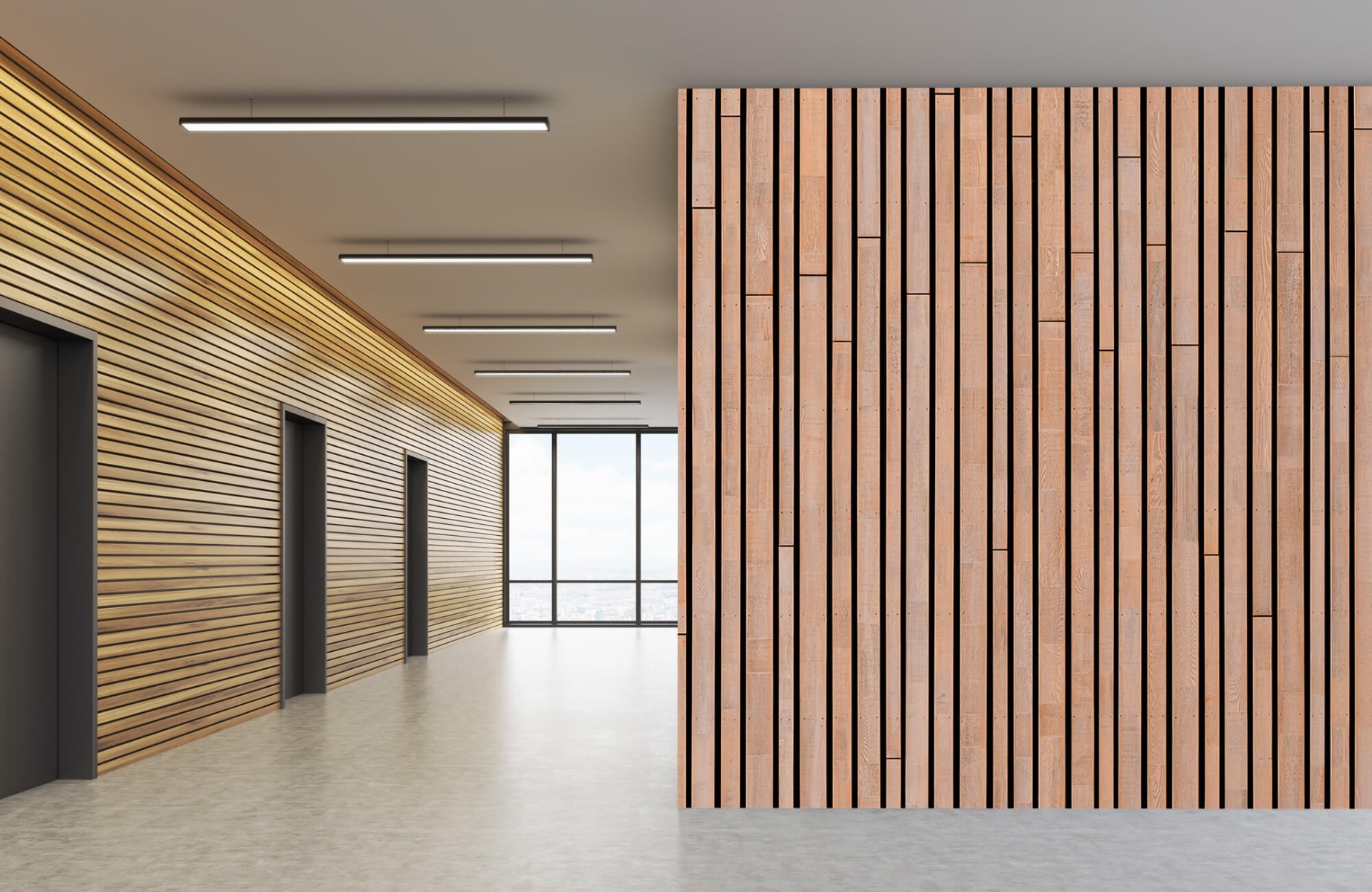 Wooden wallpaper - Wooden planks  - Bedroom 8