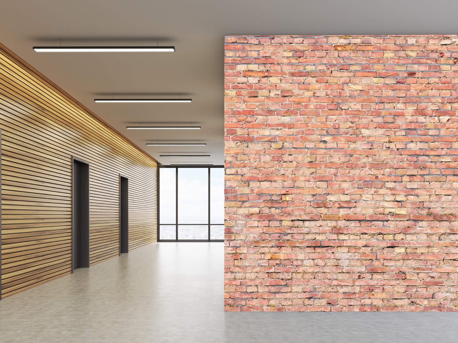 Stone wallpaper - Old brick wall  - Bedroom 8