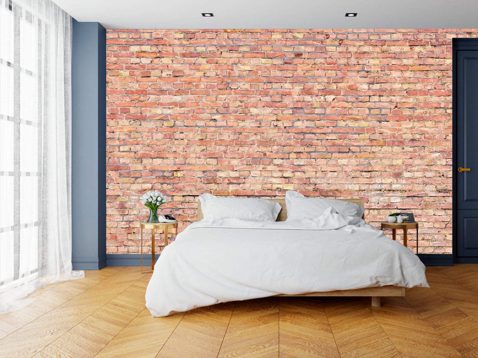 Stone wallpaper - Old brick wall  - Bedroom 2